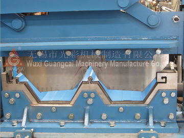 Locked Roof Panel Roll Forming Equipment / Metal Roof Roll Forming Machine