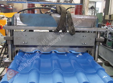 Corrugated Iron Roofing Sheet Making Machine With PLC Control Cabinet