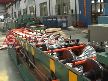 Ridge Cap Cold Roll Forming Machine With 3T Passive Decoiler Run Out Table