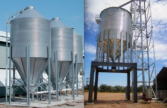 مخازن نگهداری طیور سطل های ته قوطی 10.8 اینچی
